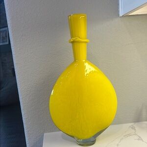 Global Views Yellow Vase